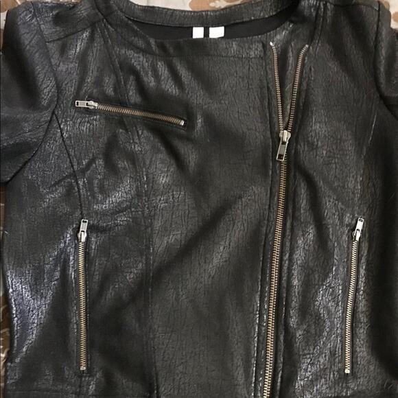 EUC Frenchi GREAT black moto jacket!! Very soft, stretchy! - Picture 7 of 8